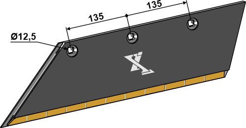 IHOF Schar-Hinterteil 15x150 SB56D L - links - Hartmetall