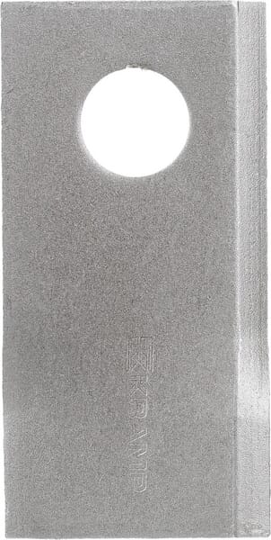 Kramp Mähmesser rechts 96x48x3 mm, Bohrung Ø 19 mm, geeignet für Pöttinger, 25er-Packung 434980KR