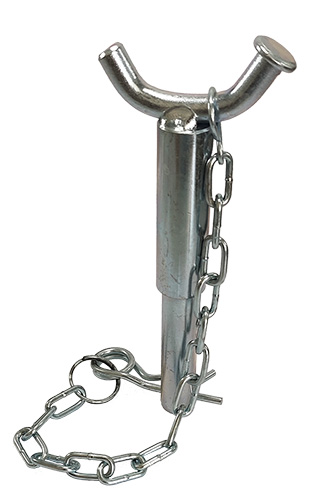 1431-10-K IHOF Stufenbolzen mit Griff, Kette und Federvorstecker