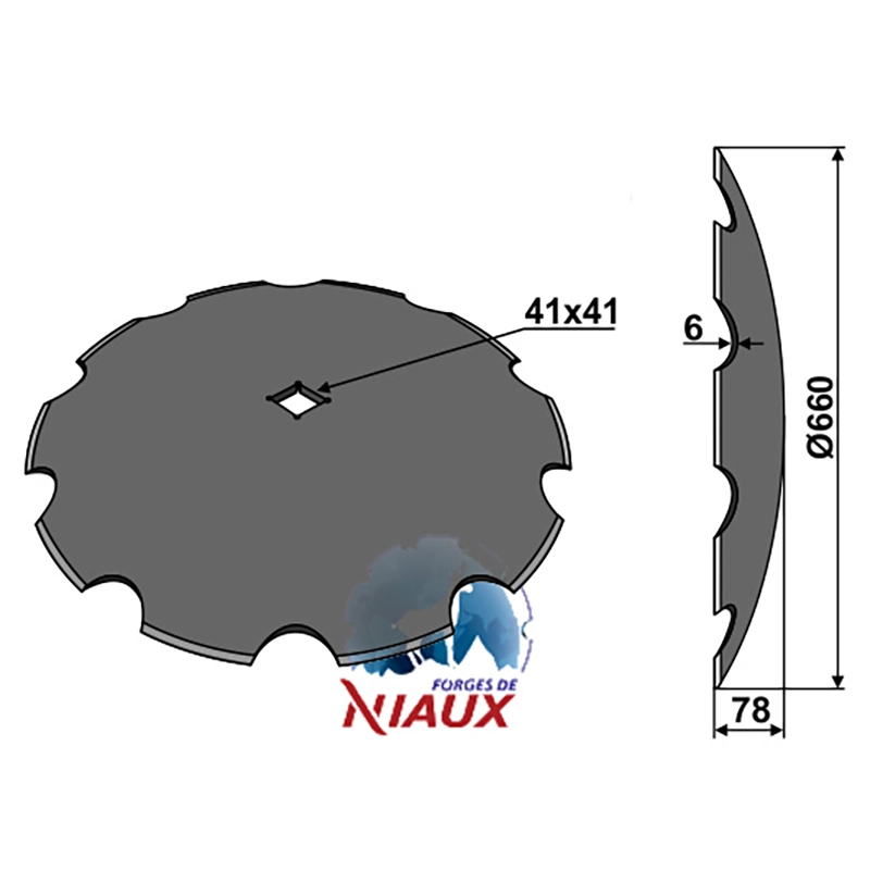Landwirtschaft Bodenbearbeitung Scheibeneggen Scheibe gezackt Gregoire Besson