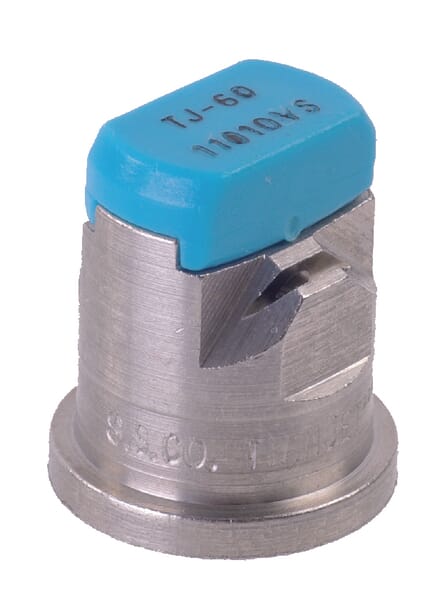 Doppelflachstrahldüse TJ 110° hellblau V2A TJ6011010VS