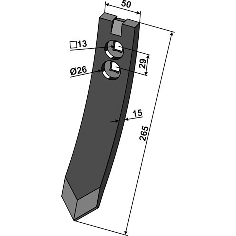 Landwirtschaft Bodenbearbeitung Grubber Schare & Leitbleche Scharspitze Väderstad